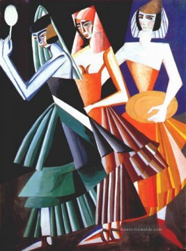 bekannte abstrakte Werke - Kostüm Design für Tanz der sieben Schleier 1917 Alexandra Exter abstrakt